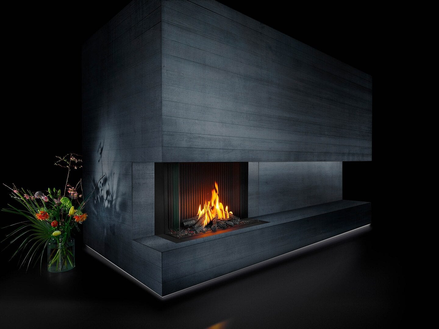 Gas Fire Panorama 110-70