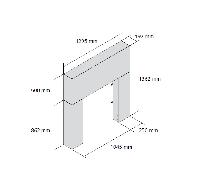 µM DEVANTURE ETROITE RAL_9010 SANS SOCLE