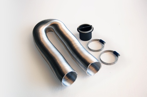 KIT RACCORD AIR EXT 63mm DROIT A CLIPSER