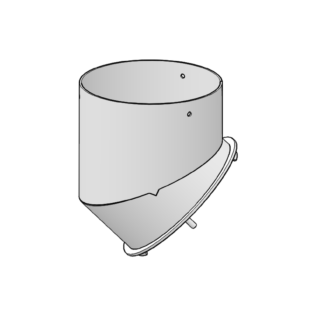 S6IN SORTIE FUMEE AXE VERT (Ø150mm/6'')