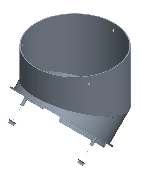 S6-IN SORTIE FUMEE AXE VERTICAL DIA180MM