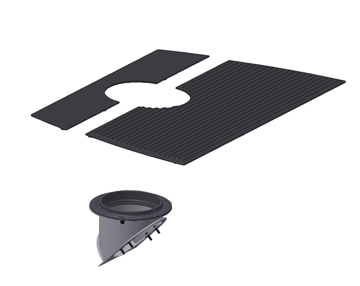 S6-H 7660 SORTIE FUMEE VERTICALE FONTE