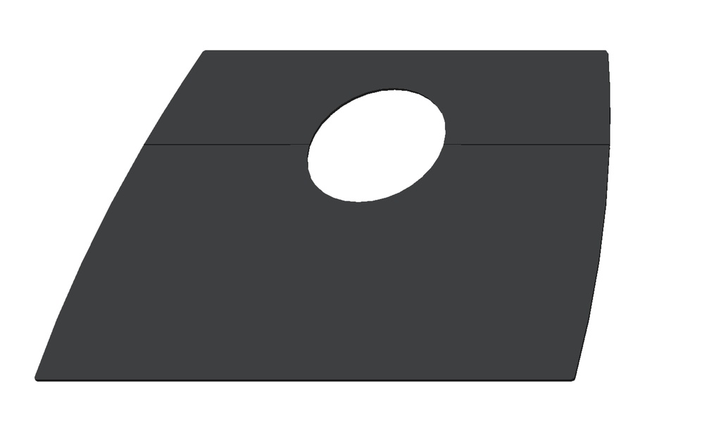 S6-H 6655 TABLETTES SUP SORTIE HAUTE (2P