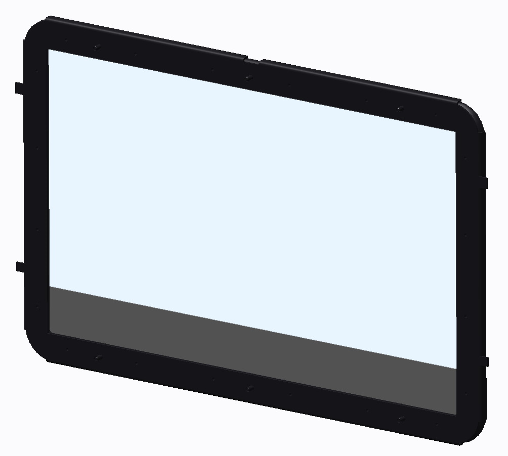 S6-IN 6650 KIT PORTE PARTIE VITRE