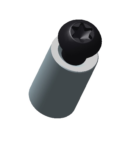 21- BOUTON PORTE + VIS M6