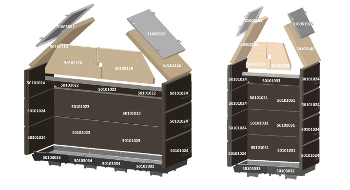 2270/22110 REFRACTAIRE 346X170X30 FONCE