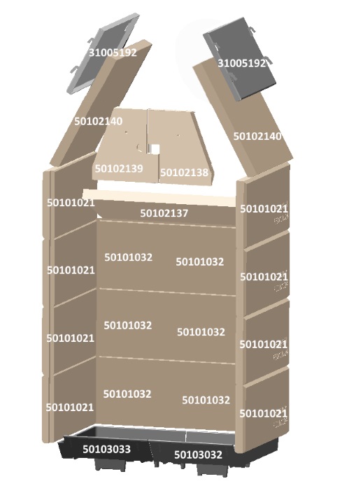 2270 REFRACTAIRE 247X170X40 CLAIR