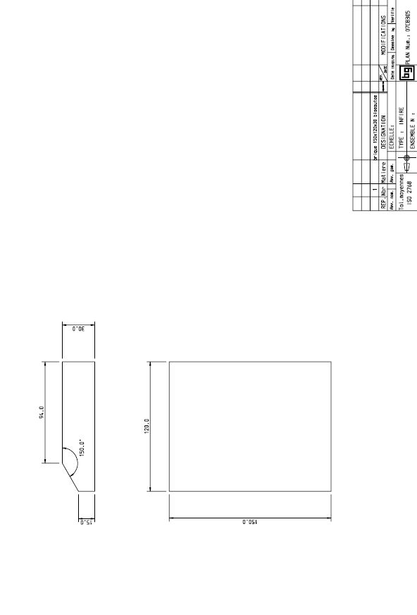BRIQUE 150X120X30 BISEAUTEE