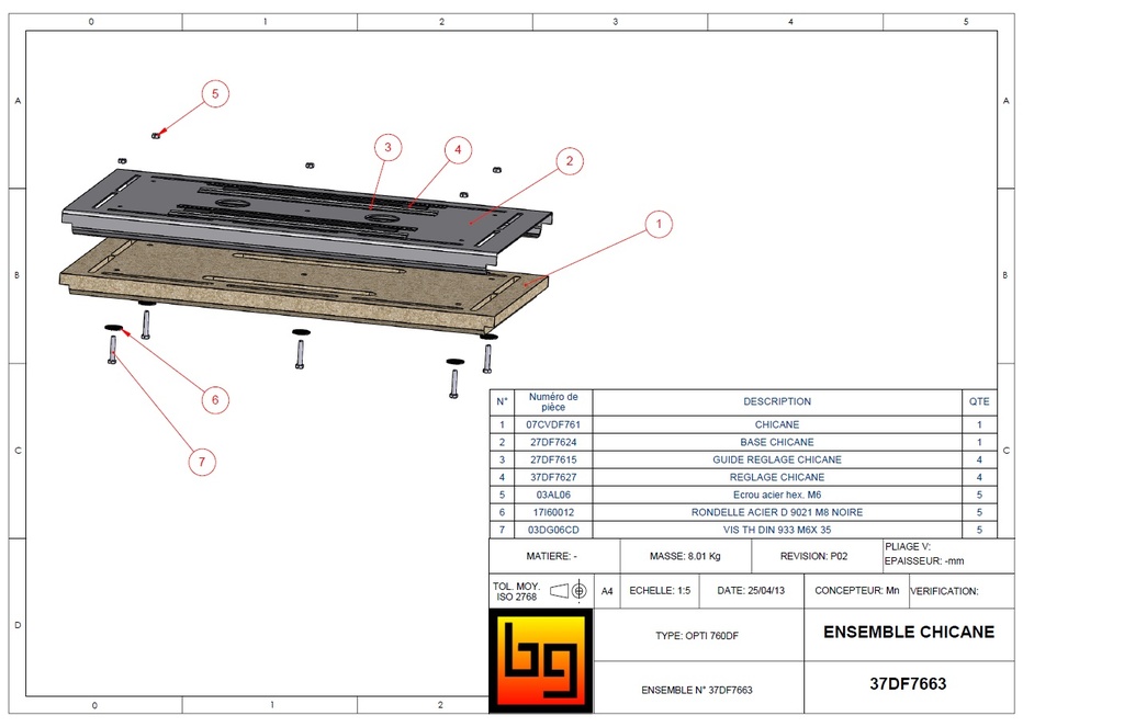 ENSEMBLE CHICANE CONCEPT 760DF