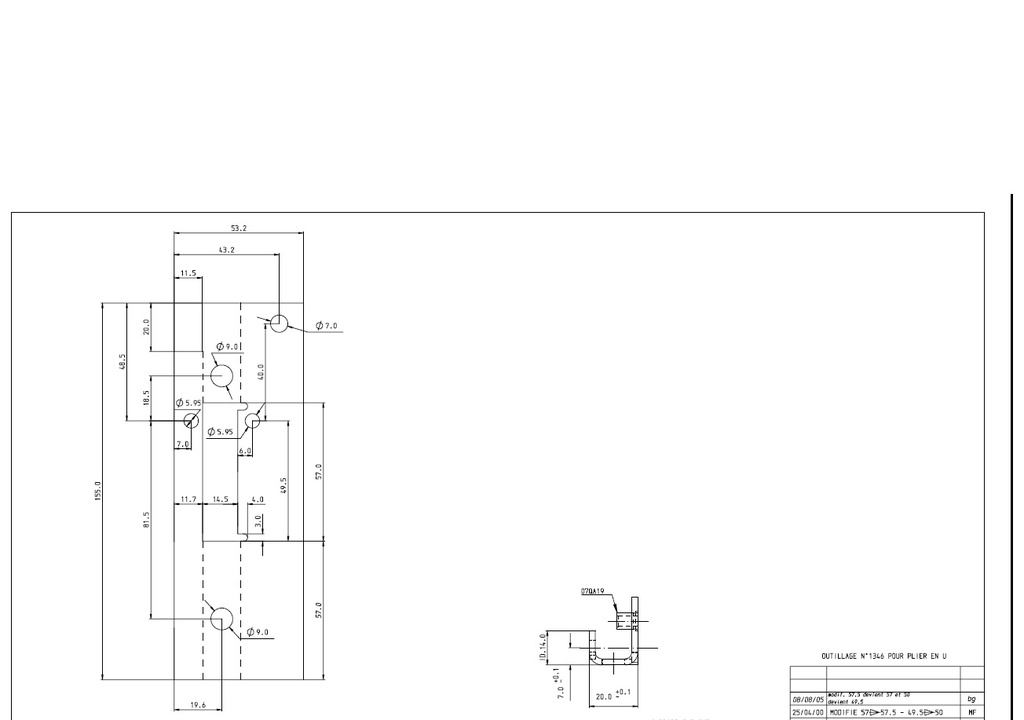 SUPPORT CLENCHE IF 96