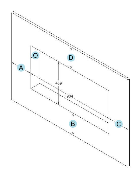21105 CADRE APPLIQUE SF4 CUSTOM ROUILLE