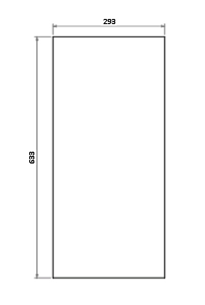 Miroir céramique noir paroi latérale derby/Topsham/York Large