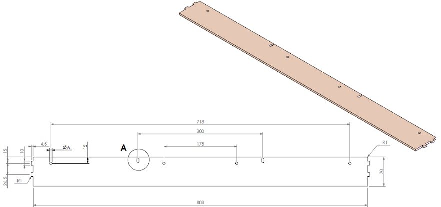 Strip (dessus) HD+ 7cm  Horizon Bell XS 3 noire