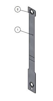 Veerband veermechanisme deur