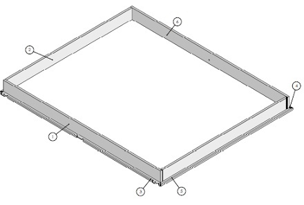 Floating frame excl vitre  noir (depuis 10-5-2021)