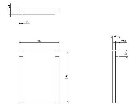Vermiculite derrière Unilux 52