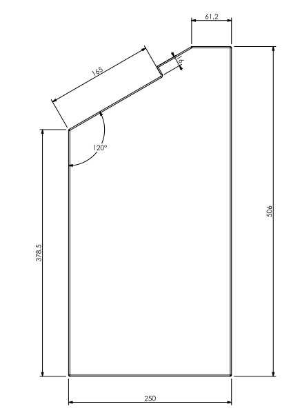 Béton Céramique panneau latéral gauche