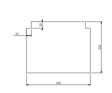 Vermiculite - déflecteur partie du dessus Eco 70