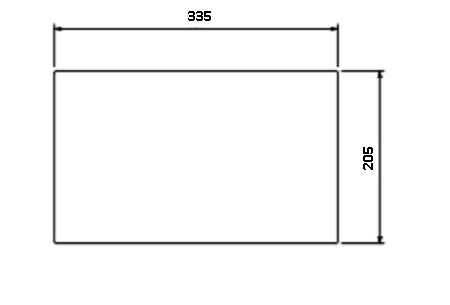 Béton Céramique déflecteur - haut