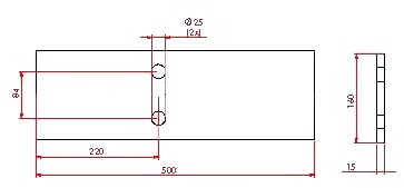 Plaque d'isolation + trou Eco900 derrière
