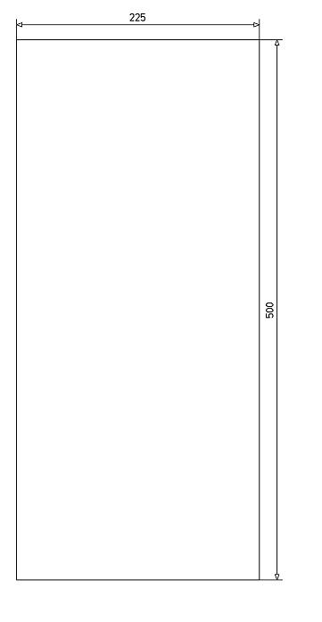 Plaque d'isolation Escamo 200  G/D dim. 500x225x15