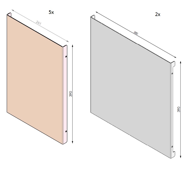 Lamelle set HBL-T noire (depuis 10-5-2021)