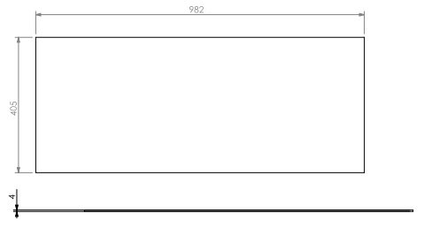Vitre anti-reflet FF + corde HBS III