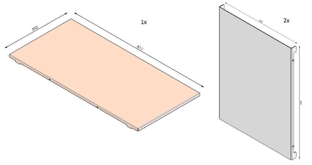 Paroi lisse HBXS-3 noire (depuis 10-5-2021)