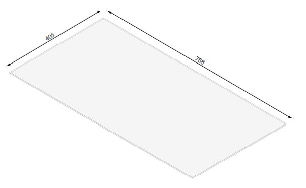 Vitre anti-reflet FF + corde HBXS III