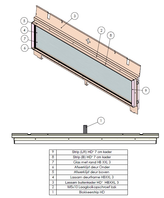 Hidden Door + 7  porte complete HBXXL noire (depuis 10-5-2021)