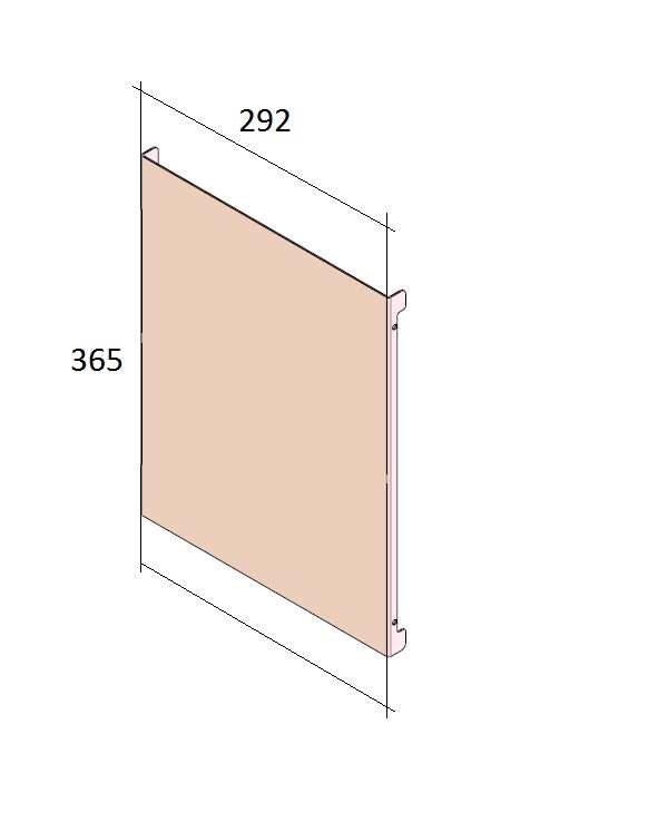 Lamelle côté HBXXL noire (depuis 10-5-2021)