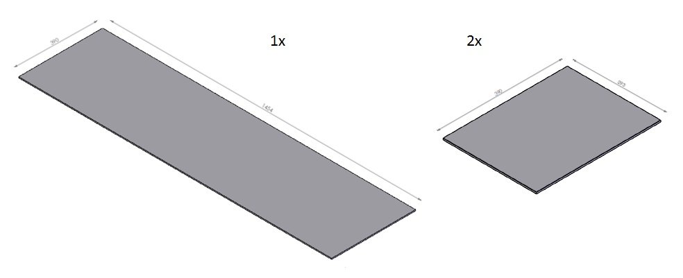 Set miroirs intérieur