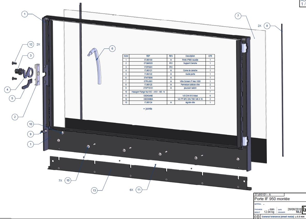 PORTE MONTEE IF EASY 950