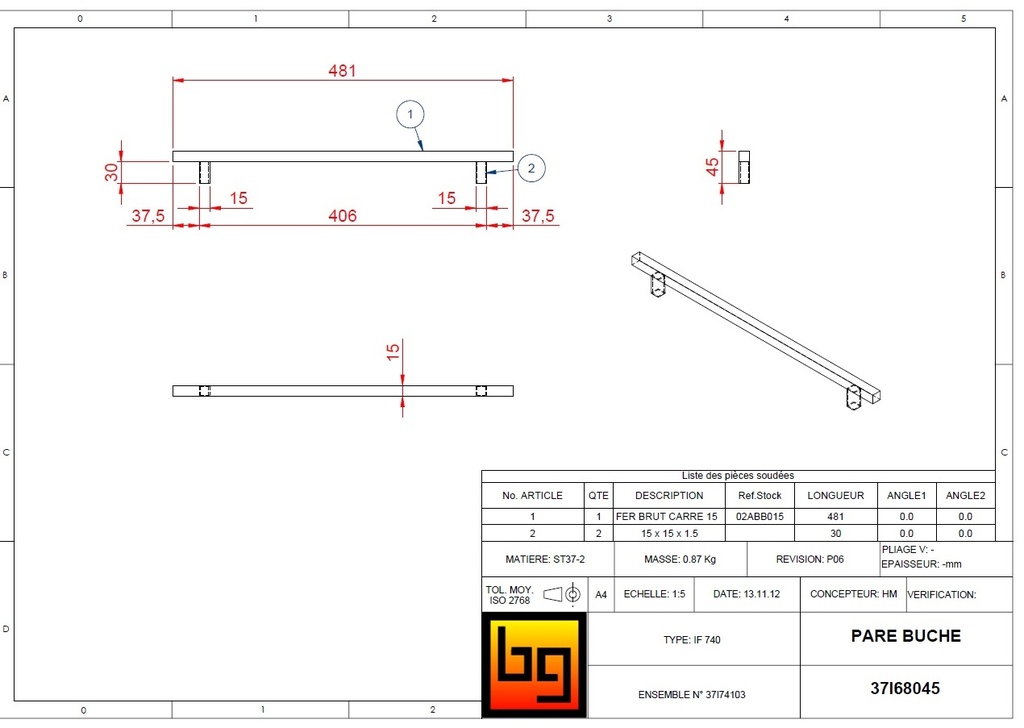 °PARE BUCHE SERIE 680 GREEN