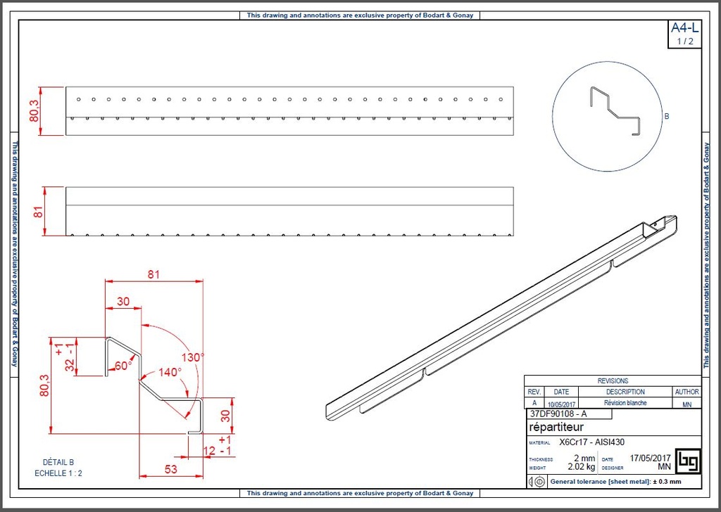 REPARTITEUR CONCEPT 920 DF et SF