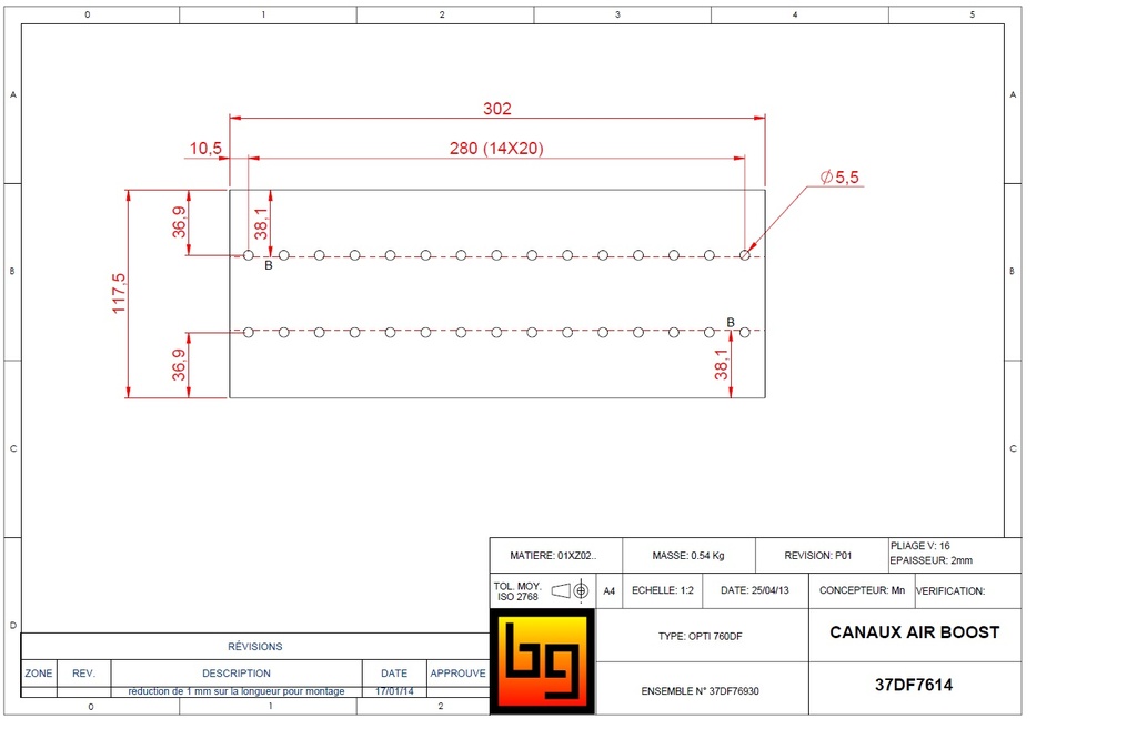 me CANAUX BOOST AIR CONCEPT 510/510V/760/900 (SF+DF)