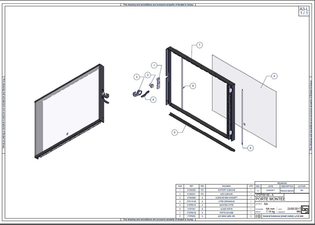 PORTE MONTEE CONCEPT 690DF et SF