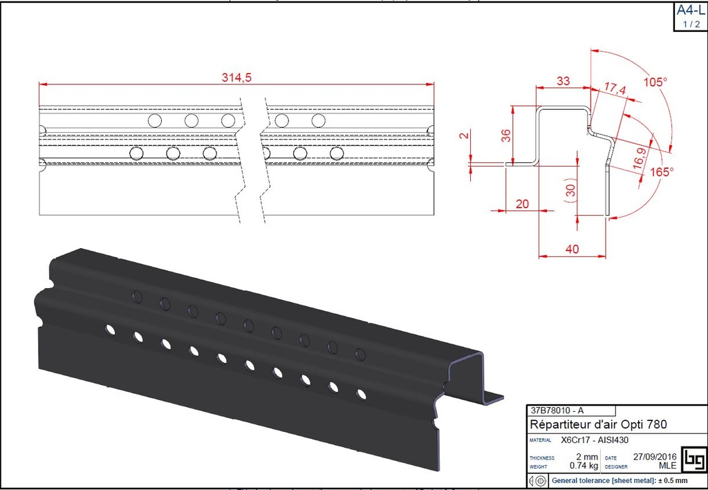REPARTITEUR OPTI 780 (317,5)