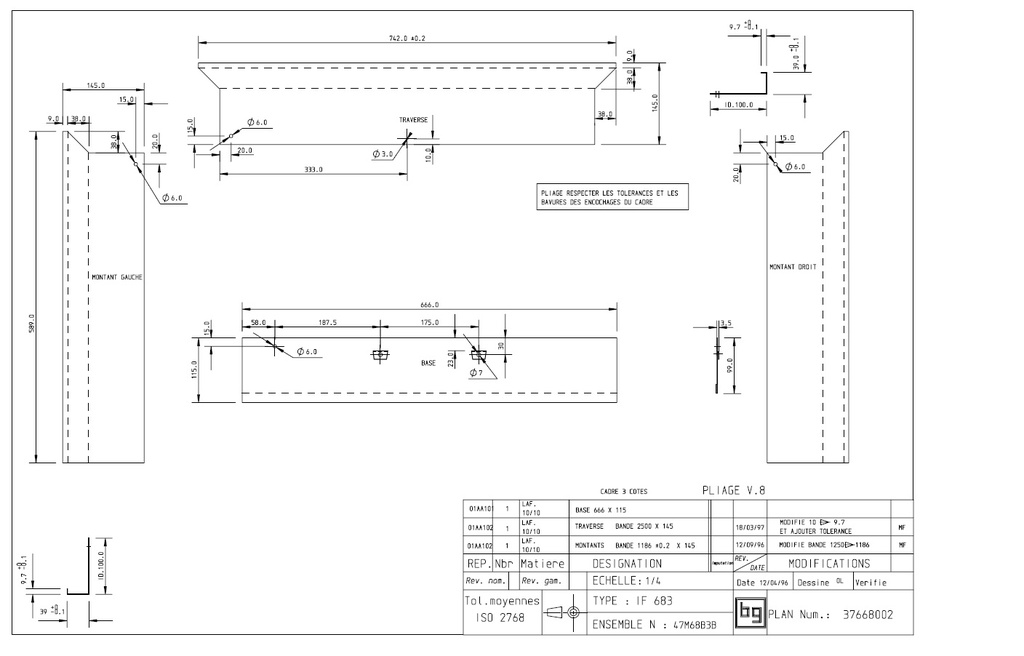 °KIT CADRE HABIL.3 C IF683 1996