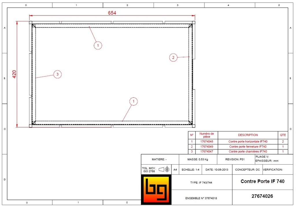 CONTREPORTE IF 743        1996