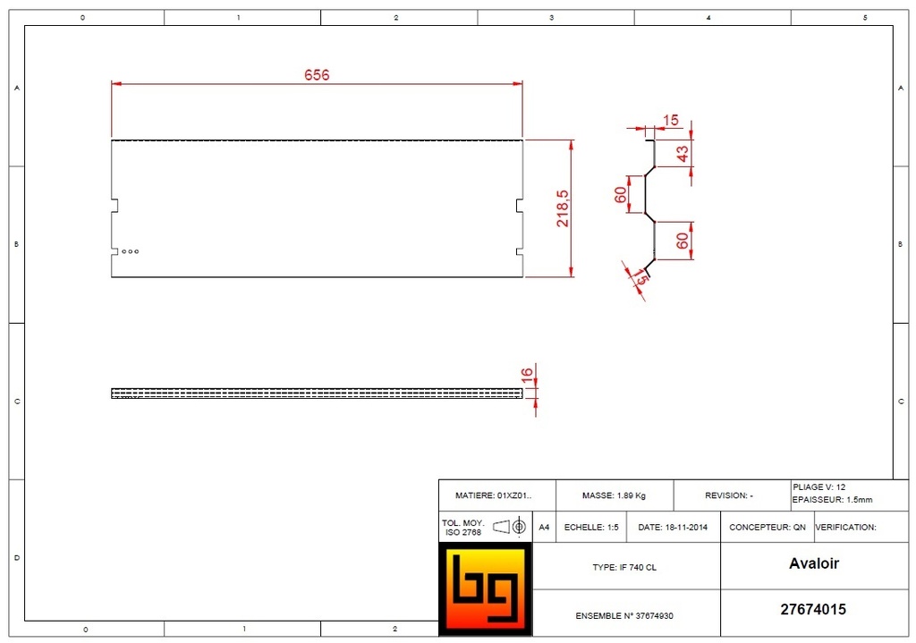AVALOIR IF 743            1996