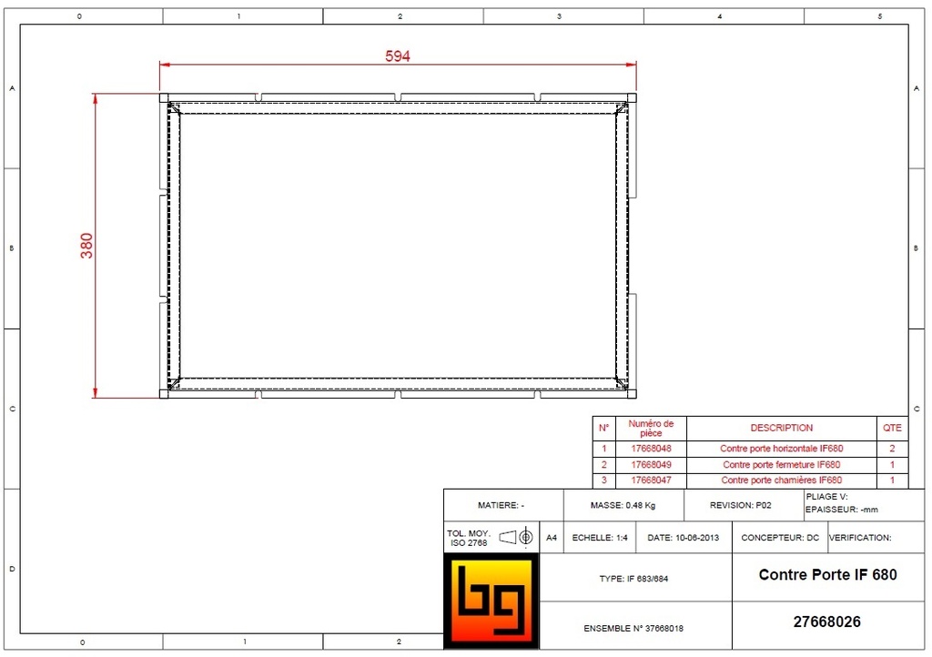 CONTREPORTE IF 683        1996