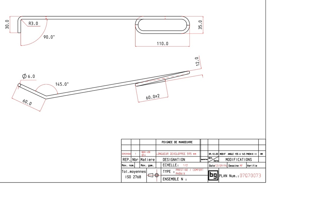 POIGNEE FIL PRESTIGE-COMF-PHENIX