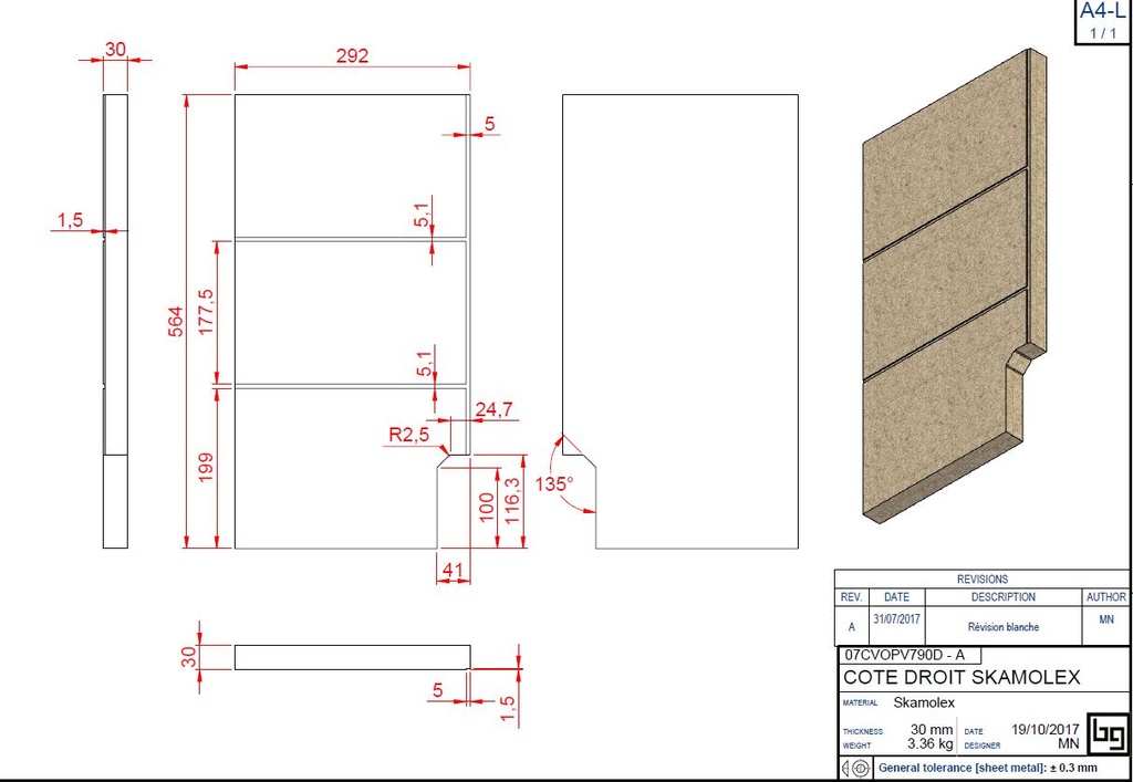 COTE DROIT SKAMOLEX CONCEPT 790V