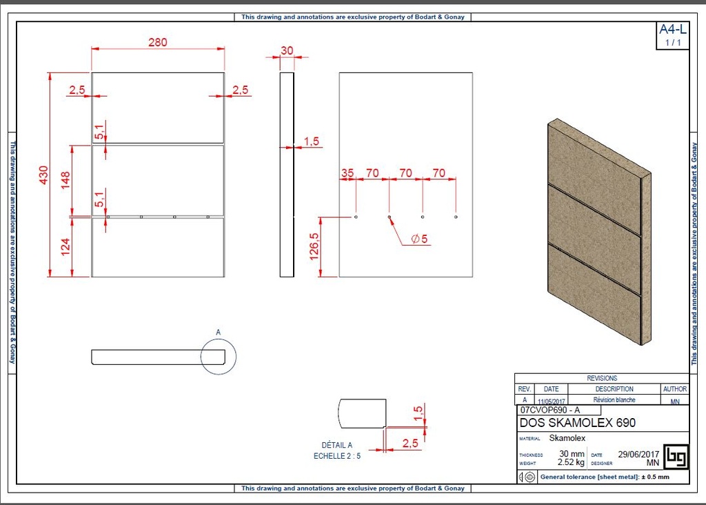 DOS SKAMOLEX CONCEPT 690 SF