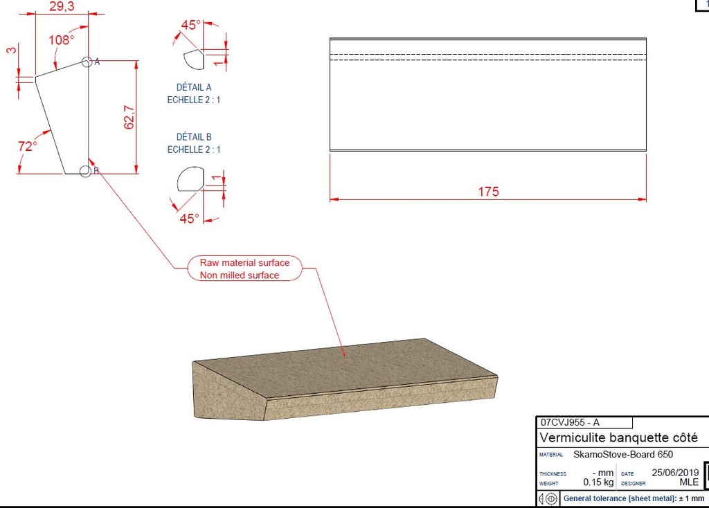 SKAMOLEX BANQUETTE COTE