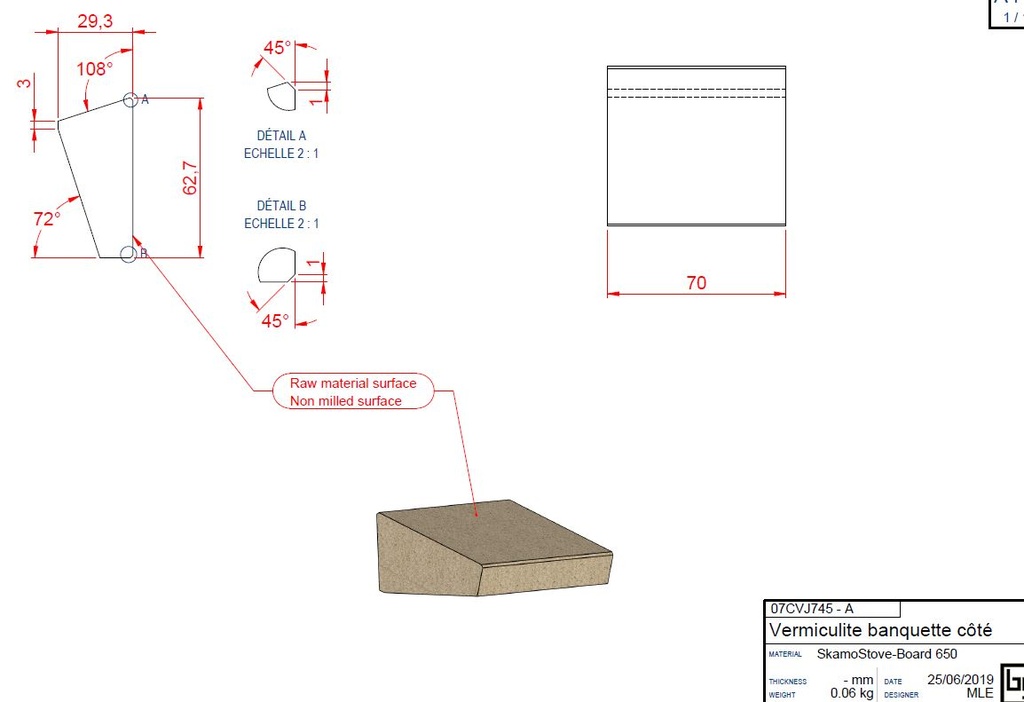 SKAMOLEX BANQUETTE COTE
