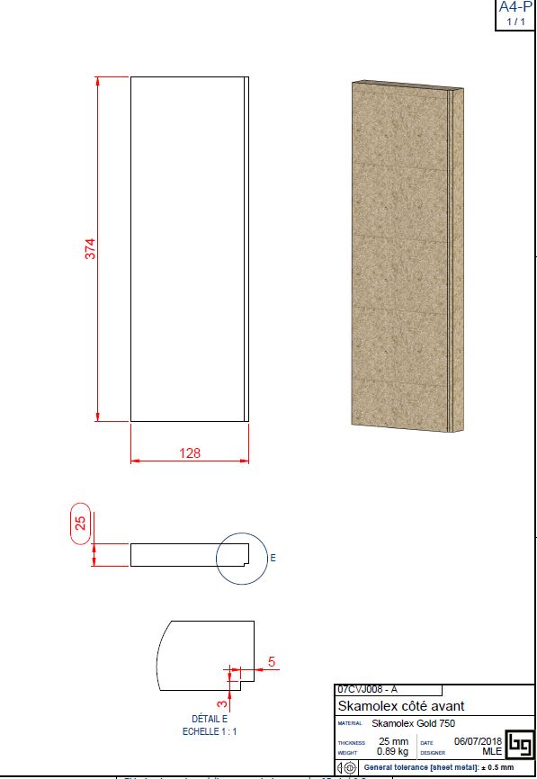 SKAMOLEX COTE AVANT IF EASY 740-810-950