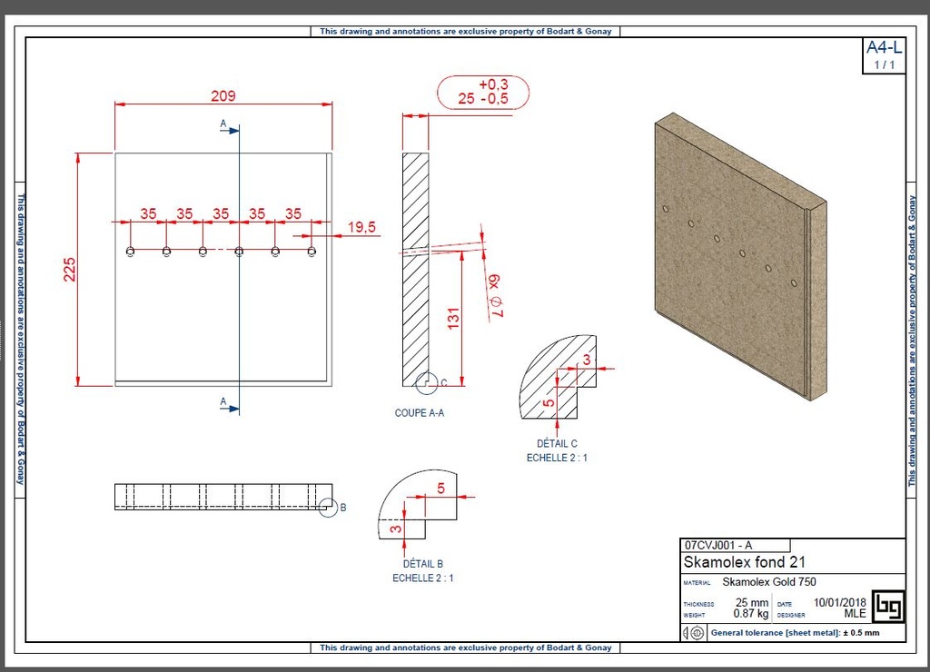 SKAMOLEX DOS 21 IF NEO 600-670