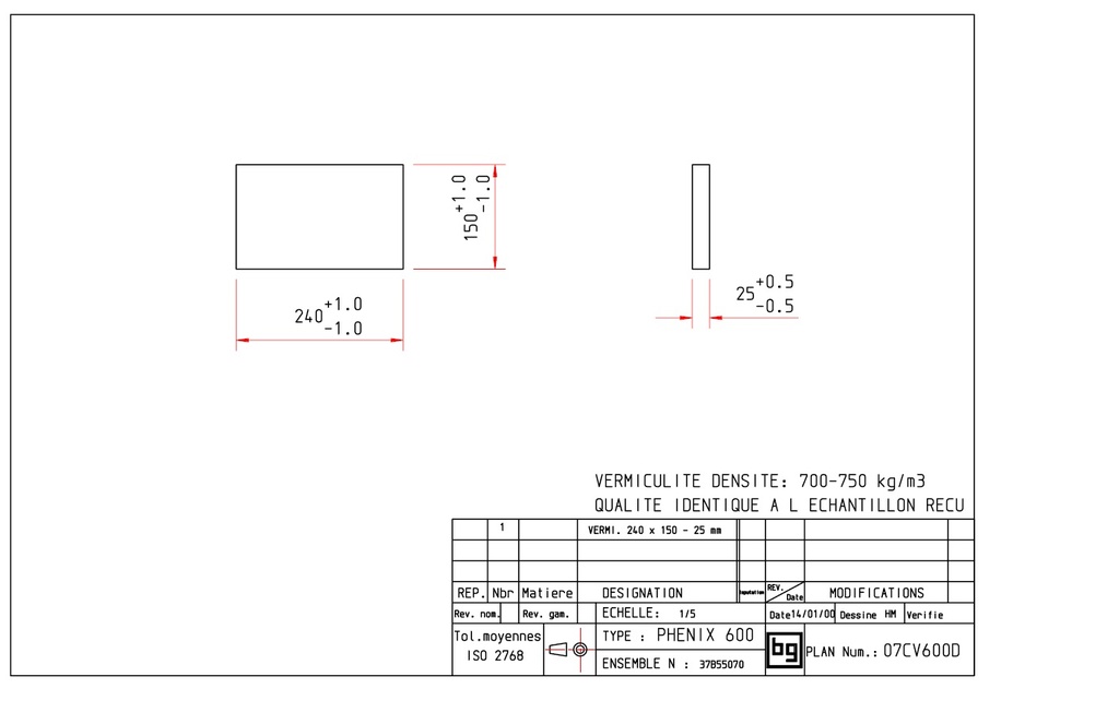 VERMICULITE 240 x 150 _ 25 mm